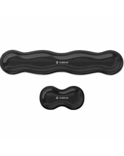 Reposamuñecas para Teclado Subblim SUBMP04E061 Negro