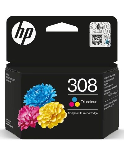 Originele inkt cartridge HP 308 Geel Zwart