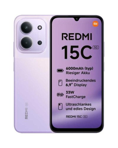 Smartphone Xiaomi Redmi 15C 6,9" 8 GB RAM 4 GB RAM 256 GB Violett Purpur