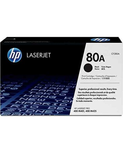 Originele Toner LASERJET PRO HP 80A Zwart