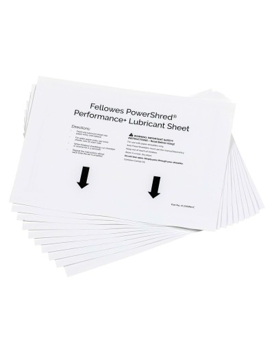 Smörjmedel till dokumentförstörare Fellowes 4025601 Blad 10 antal Vit (10 antal)