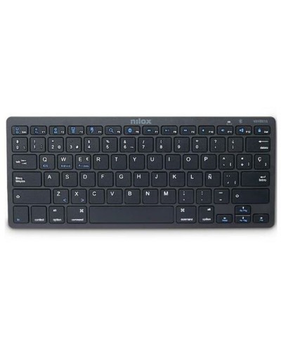 Tastiera Nilox NXKB01B Nero Qwerty in Spagnolo