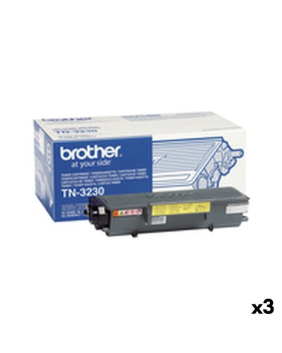 Toner Brother TN3230 Zwart (3 Stuks)