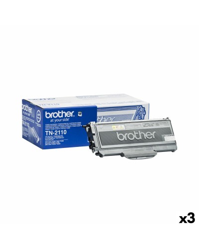 Tóner Brother TN-2110 Negro (3 Unidades)