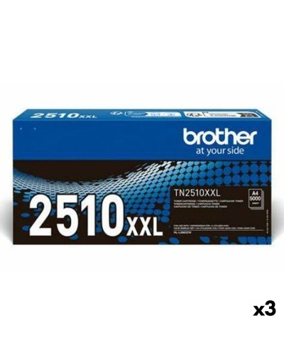 Toner Brother TN2510XXL Zwart (3 Stuks)