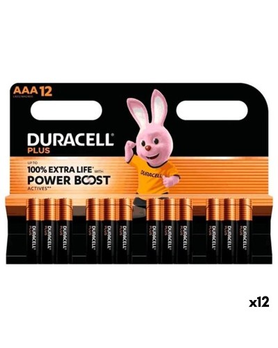Batterier DURACELL PLUS POWER BOOST 1,5 V AAA 12 Delar (12 antal)
