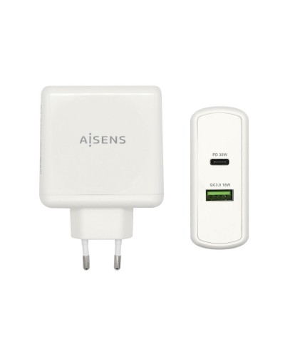 USB-Ladegerät für die Wand Aisens ASCH-2PD30QC-W Weiß 48 W USB-C (1 Stück)