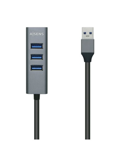 Hub USB Aisens A106-0507 Grigio Alluminio (1 Unità)