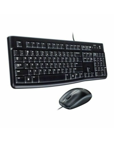 Toetsenbord en muis Logitech 920-002550 Zwart Qwerty Spaans