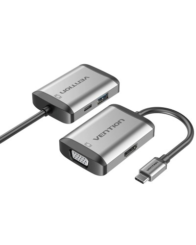 USB-HUB Vention TFAHB Grå