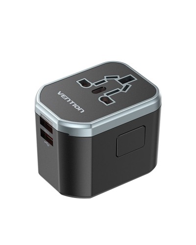 Chargeur mural Vention FJCB0 20 W Noir (1 Unité)