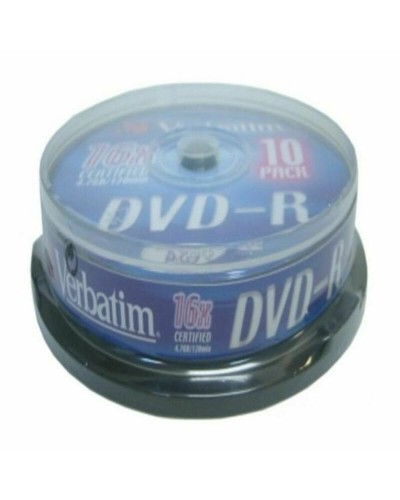 DVD-R Verbatim DVD-R Matt Silver 16x 10 pcs (10 Stuks)