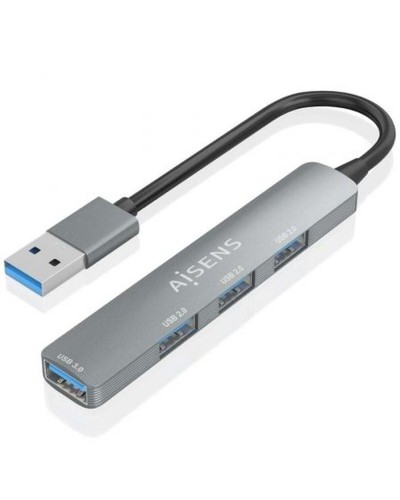 USB-keskitin Aisens A106-0859 Harmaa (1 osaa)