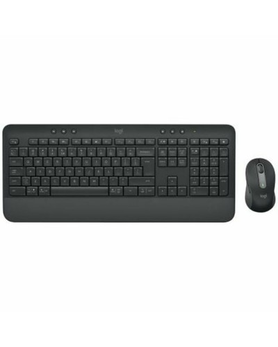 Näppäimistö ja langaton hiiri Logitech Signature MK650 Musta Espanjalainen Qwerty