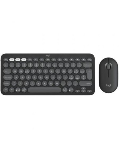Keyboard and Mouse Logitech 920-012227 Black