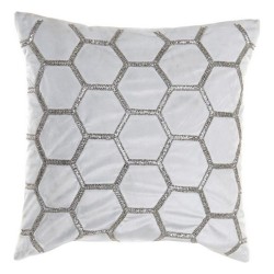Cuscino Velluto DKD Home Decor Geometrico 45x45 cm: Aggiungi Stile ed Eleganza alla Tua Casa