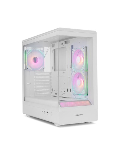 Boîtier ATX semi-tour Nox-Xtreme NXHUMMERSIGNAWH Blanc