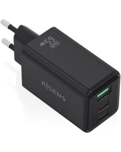 Väggladdare Aisens ASCH-65W3P073-BK 65 W Svart