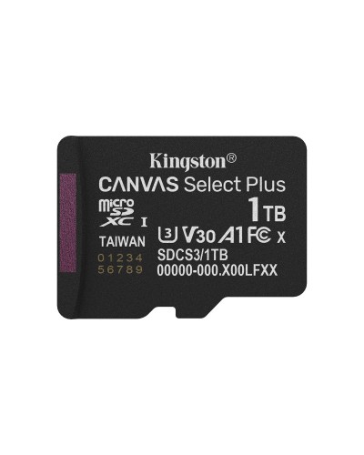 Micro SD geheugenkaart met adapter Kingston SDCS3/1TBSP 1 TB