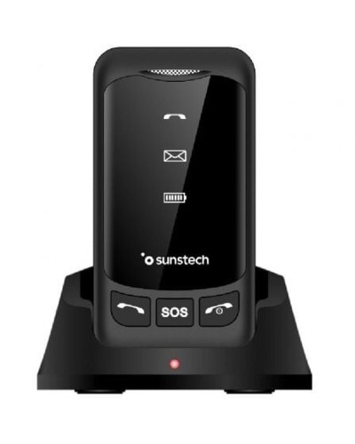 Téléphone portable pour personnes âgées Sunstech CELT25BK Noir 2,4” QVGA