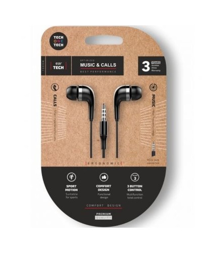 Kuulokkeet Tech One Tech TEC1005 Musta
