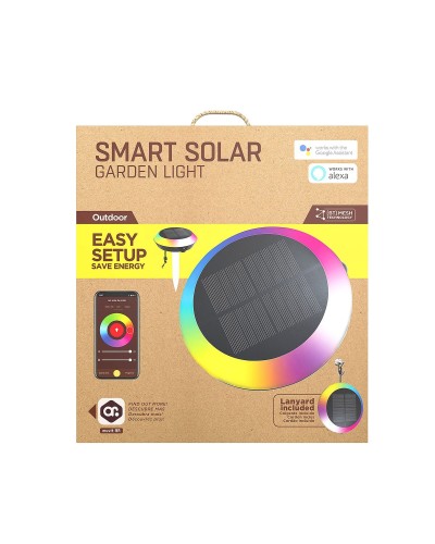 muvit iO Luz Solar de Jardín Wireless Mesh con Detección de movimiento