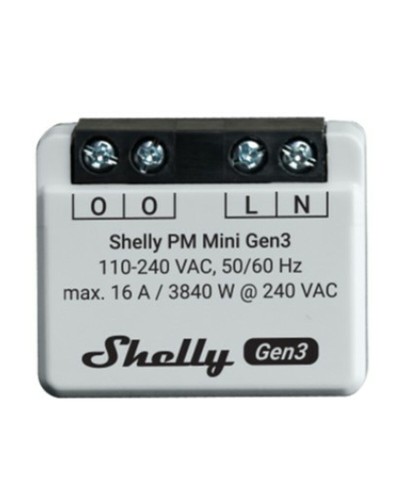 Älypistorasia Shelly MINI 1PM GEN3 Bluetooth Wi-Fi Bluetooth 4.2
