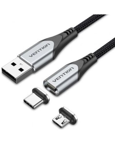 USB-kabel Vention CQMHD Grå 50 cm