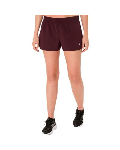 Sportshorts för kvinnor Asics Core Split Brun
