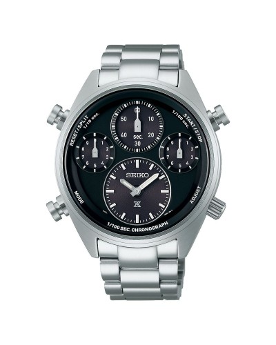 Horloge Heren Seiko SFJ003P1 Zilverkleurig (Ø 42 mm)