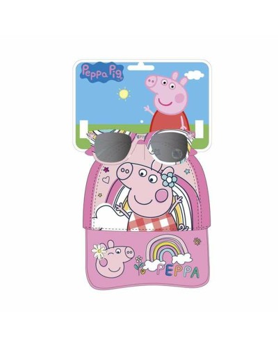Keps och solglasögon set Peppa Pig 2 Delar