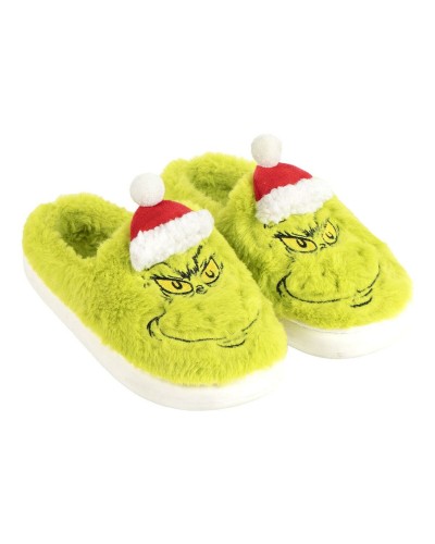 House Slippers The Grinch Green