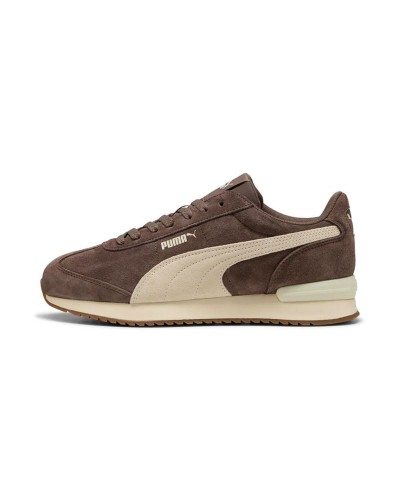 Scarpe da Tennis Casual Uomo Puma R78 Wind Sd Marrone