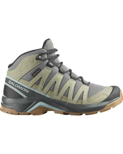 Wandelschoenen voor Heren Salomon X-Adventure Recon Mid Olijf Donker grijs