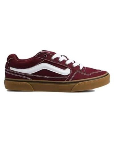 Baskets Casual pour Femme Vans Caldrone Sume Rouge