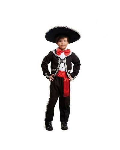 Kostuums voor Kinderen 203714 Mariachi 3-4 Jaar Zwart (4 Onderdelen)