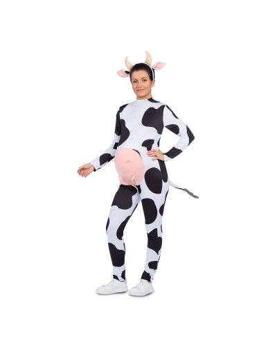 Costume for Adults My Other Me White Cow One size M