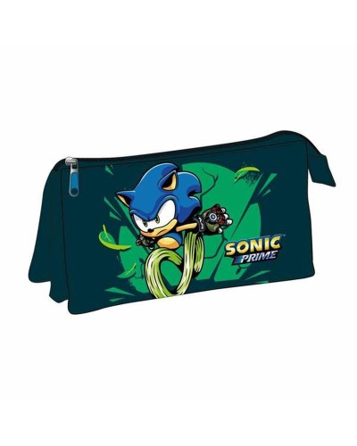 Dreifaches Mehrzweck-Etui Sonic Dunkelblau 11,5 x 2 x 22,5 cm