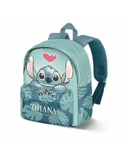 Schoolrugzak Lilo & Stitch Ohana Blauw 27 x 22 x 9 cm