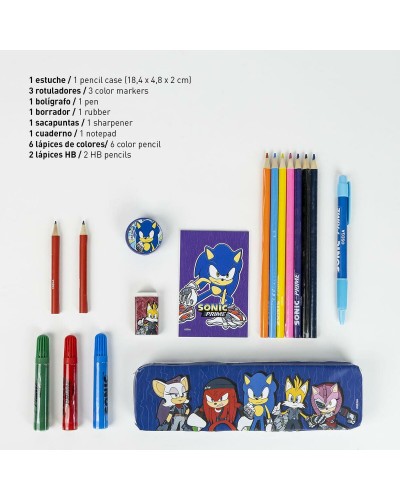 Brevpapper Set Sonic 24 Delar