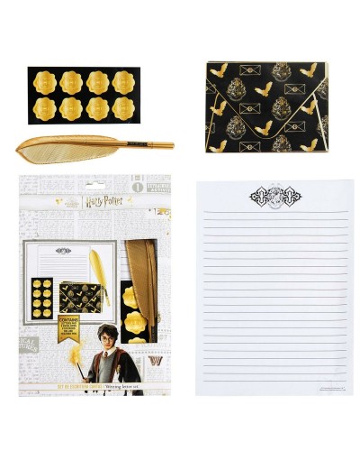 Brevpapper Set Harry Potter Vit 21,5 x 32,0 x 0,8 cm