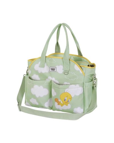 Bag för blöjbyte Looney Tunes Tweety  Grön Innovativ och funktionell