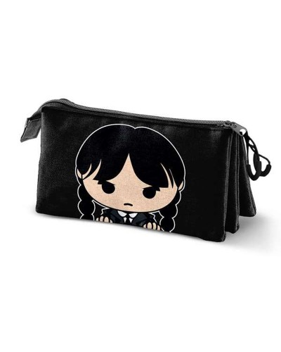 Dreifaches Mehrzweck-Etui Wednesday Schwarz