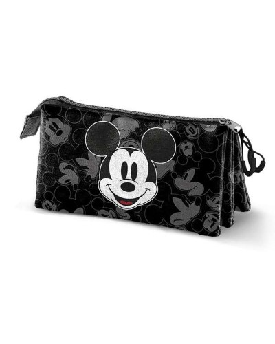 Portaoggetti Triplo Mickey Mouse Nero