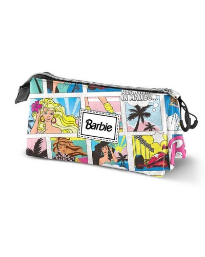 Trousse Fourre-Tout Triple Barbie Multicouleur