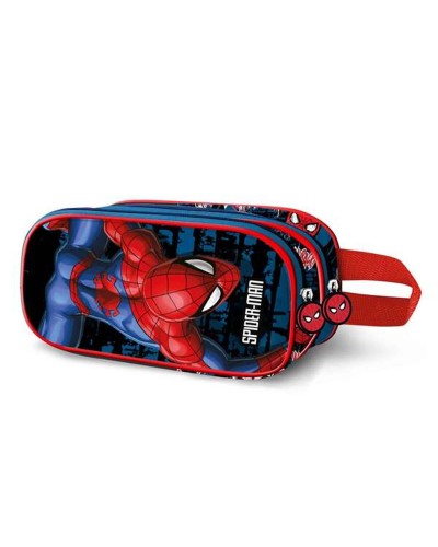 Trousse Fourre-Tout Double Spider-Man Rouge