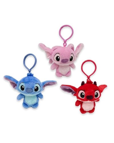 Porte-clés Peluche Stitch Rose