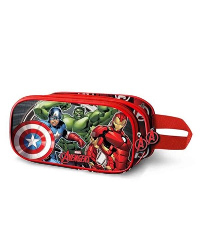 Trousse Fourre-Tout Double The Avengers Rouge