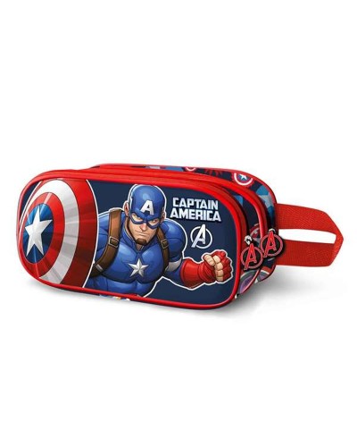 Portaoggetti Doppio Capitán América Rosso