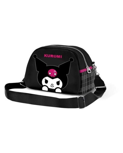 Shoulder Bag Kuromi Black 14 x 23 x 9 cm